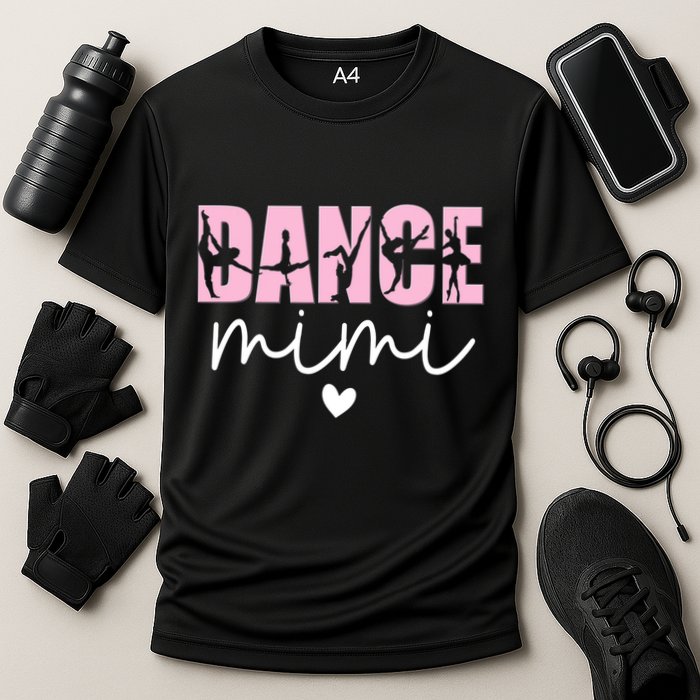 Dance Mimi Grandma Mimi Of A Dancer Dancing Mimi Cooling Performance Crew T-Shirt