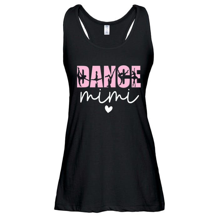 Dance Mimi Grandma Mimi Of A Dancer Dancing Mimi Ladies Essential Flowy Tank