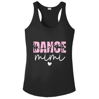 Dance Mimi Grandma Mimi Of A Dancer Dancing Mimi Ladies PosiCharge Competitor Racerback Tank