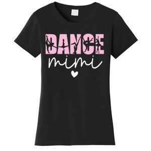 Dance Mimi Grandma Mimi Of A Dancer Dancing Mimi Women's T-Shirt