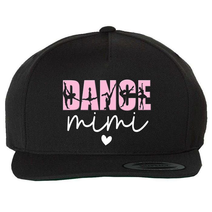 Dance Mimi Grandma Mimi Of A Dancer Dancing Mimi Wool Snapback Cap