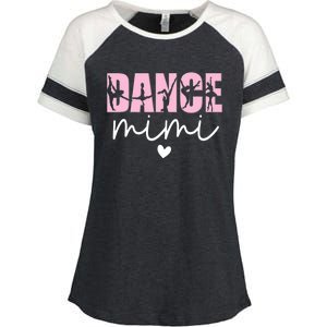 Dance Mimi Grandma Mimi Of A Dancer Dancing Mimi Enza Ladies Jersey Colorblock Tee