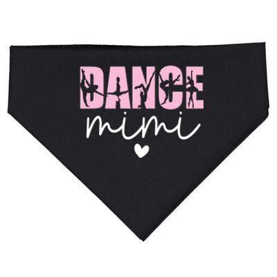 Dance Mimi Grandma Mimi Of A Dancer Dancing Mimi USA-Made Doggie Bandana