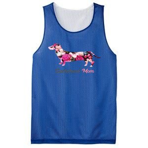 Dachshund Mom Gift Floral Doxie Mama MotherS Day Gift Mesh Reversible Basketball Jersey Tank