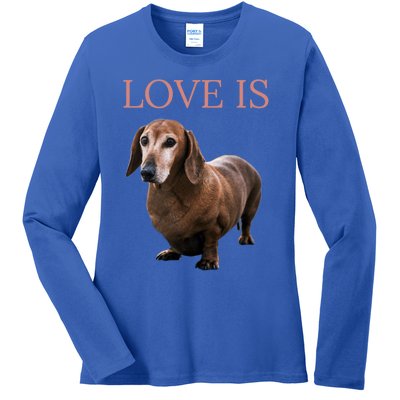 Dachshund Meaningful Gift Dog Mom Dad Gift Doxie Funny Gift Great Gift Ladies Long Sleeve Shirt