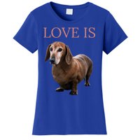 Dachshund Meaningful Gift Dog Mom Dad Gift Doxie Funny Gift Great Gift Women's T-Shirt