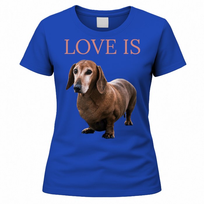 Dachshund Meaningful Gift Dog Mom Dad Gift Doxie Funny Gift Great Gift Women's T-Shirt