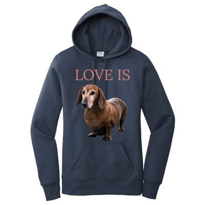 Dachshund Meaningful Gift Dog Mom Dad Gift Doxie Funny Gift Great Gift Women's Pullover Hoodie