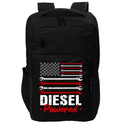 Diesel Mechanic Gifts Design On Back Impact Tech Backpack