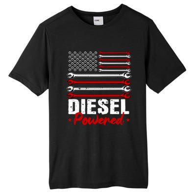 Diesel Mechanic Gifts Design On Back Tall Fusion ChromaSoft Performance T-Shirt