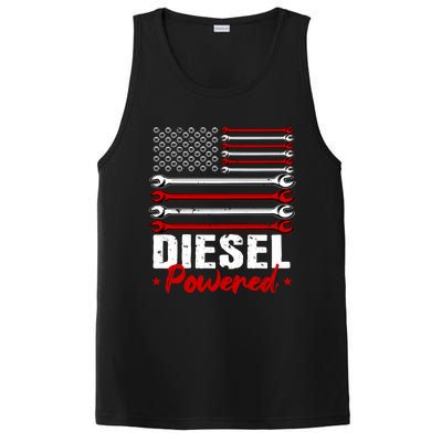 Diesel Mechanic Gifts Design On Back PosiCharge Competitor Tank