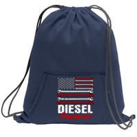 Diesel Mechanic Gifts Design On Back Sweatshirt Cinch Pack Bag