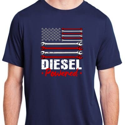 Diesel Mechanic Gifts Design On Back Adult ChromaSoft Performance T-Shirt