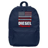 Diesel Mechanic Gifts Design On Back 16 in Basic Backpack