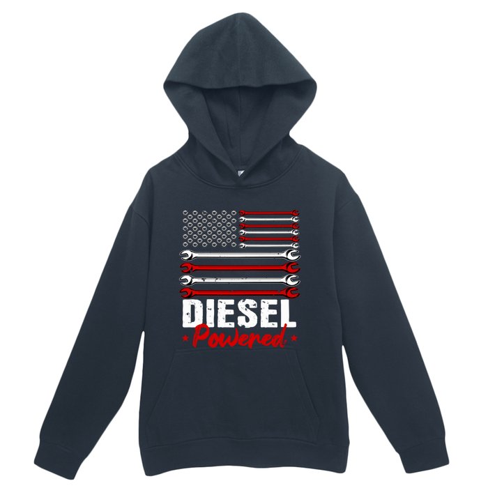 Diesel Mechanic Gifts Design On Back Urban Pullover Hoodie