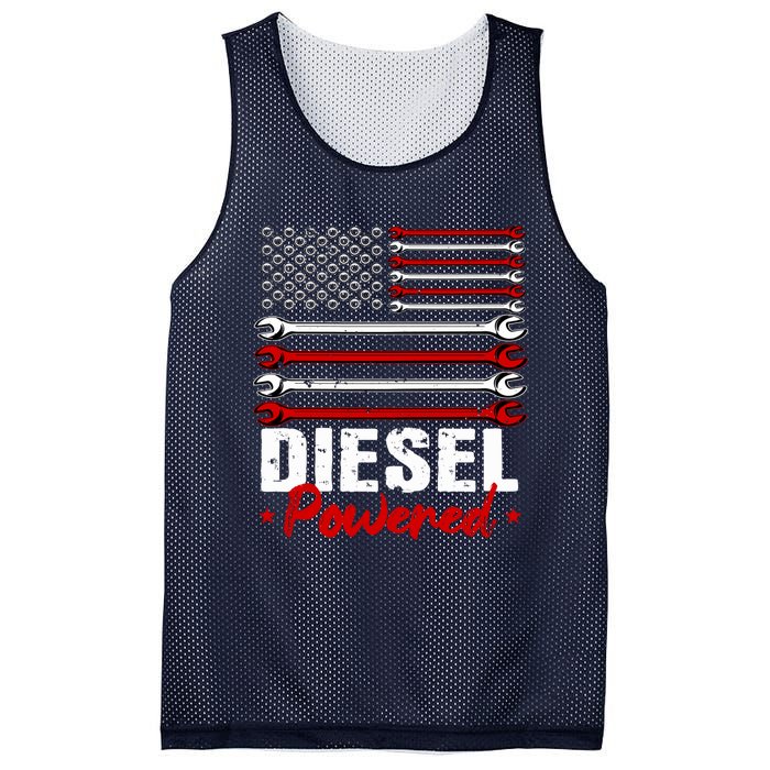 Diesel Mechanic Gifts Design On Back Mesh Reversible Basketball Jersey Tank