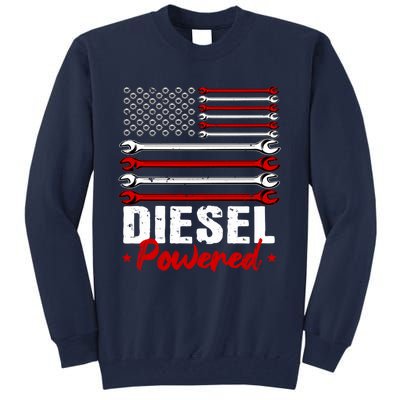 Diesel Mechanic Gifts Design On Back Tall Sweatshirt