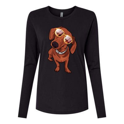 Dachshund Meaningful Gift Funny Tee For Cute Dog Lovers Funny Gift Womens Cotton Relaxed Long Sleeve T-Shirt