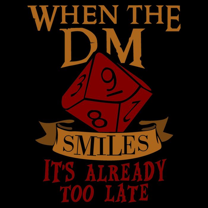 Dungeon Master Gift Dungeon Master  Geeky Gift When The Dungeon Master Smiles Flexfit Unipanel Trucker Cap