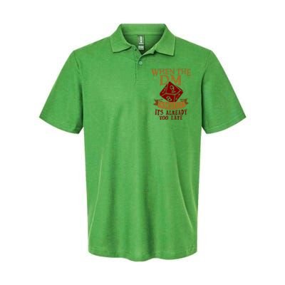 Dungeon Master Gift Dungeon Master  Geeky Gift When The Dungeon Master Smiles Softstyle Adult Sport Polo