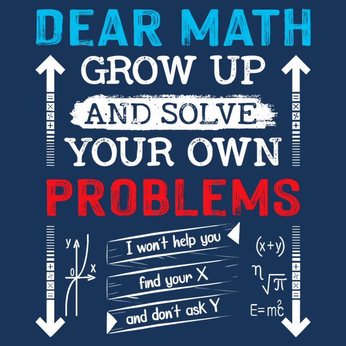 Dear Math Grow Up And Solve Your Own Problems Math Students Flat Bill Trucker Hat
