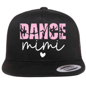 Dance Mimi Grandma Mimi Of A Dancer Dancing Mimi Flat Bill Trucker Hat