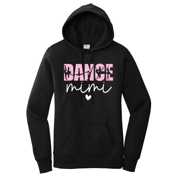 Dance Mimi Grandma Mimi Of A Dancer Dancing Mimi Women's Pullover Hoodie