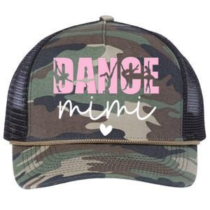 Dance Mimi Grandma Mimi Of A Dancer Dancing Mimi Retro Rope Trucker Hat Cap