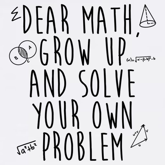 Dear Math Grow Up And Solve Your Own Problem Funny Bucket Hat