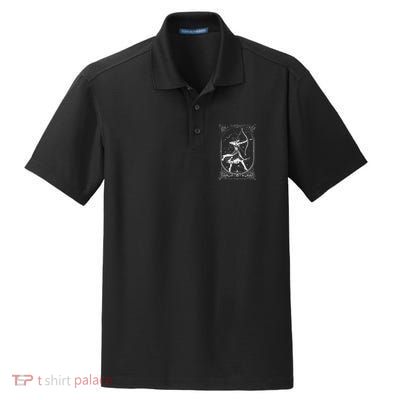 Diana Moon Goddess Celestial Deity Roman Mythology Dry Zone Grid Polo