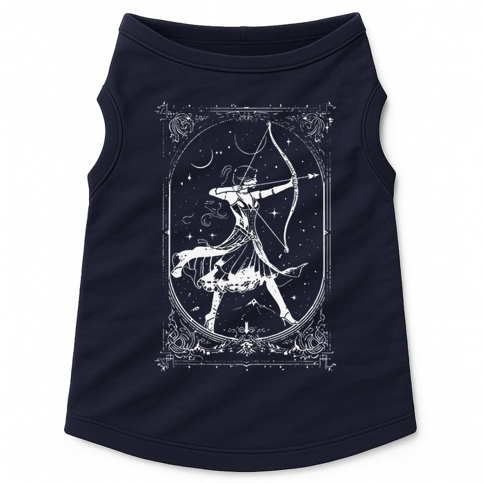Diana Moon Goddess Celestial Deity Roman Mythology Doggie Tank