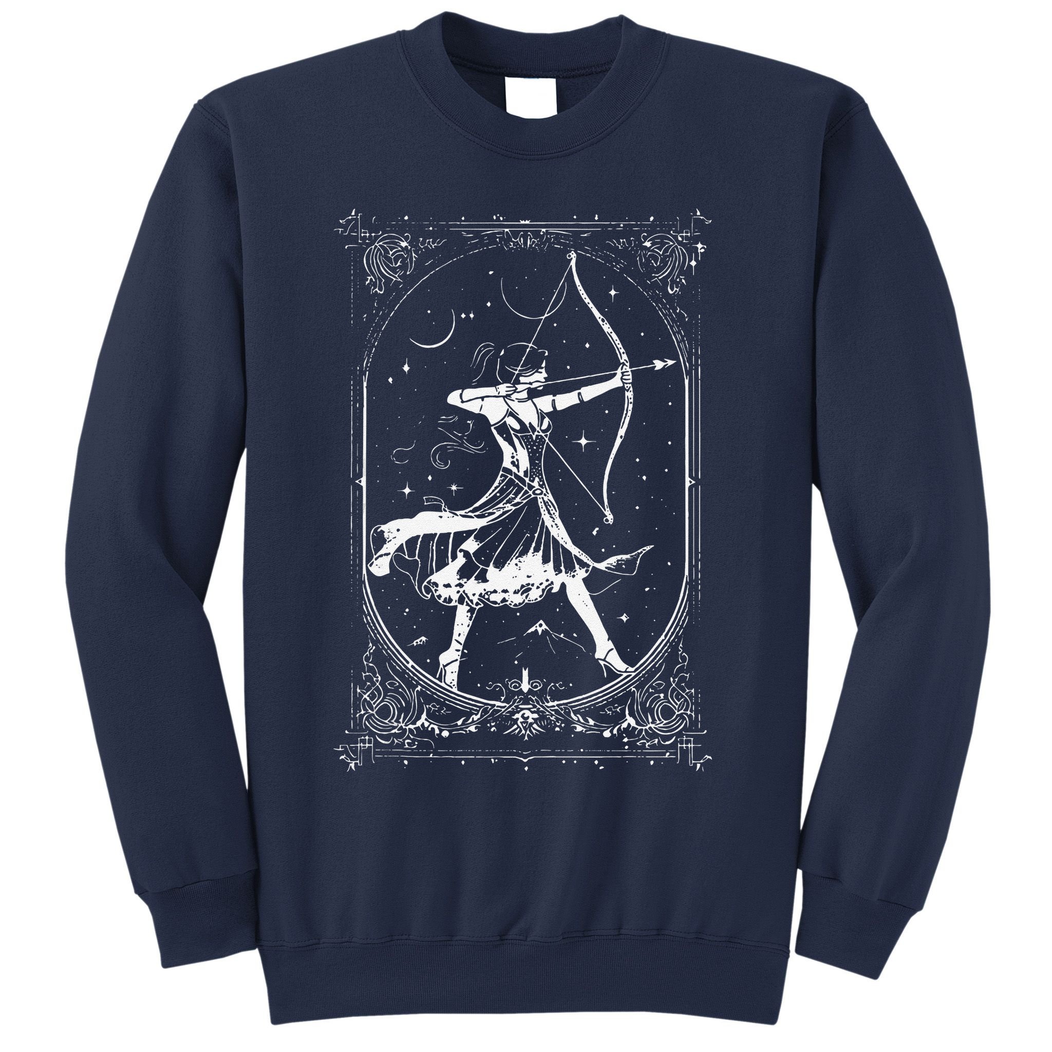 Diana Moon Goddess Celestial Deity Roman Mythology Sweatshirt