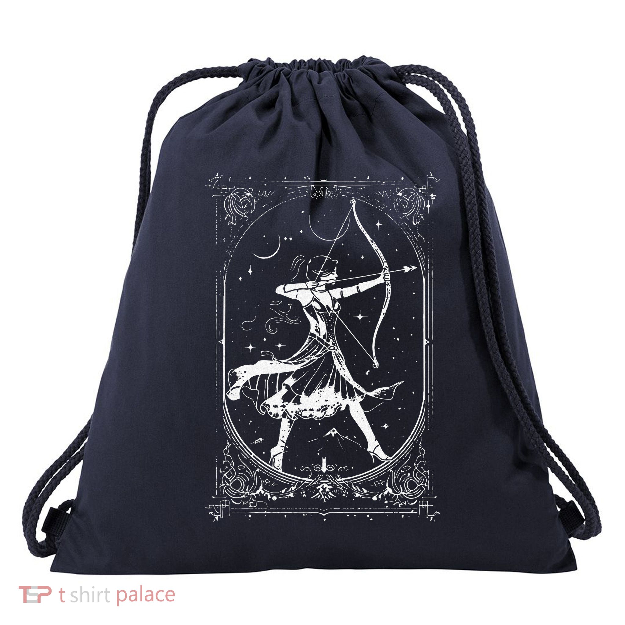 Diana Moon Goddess Celestial Deity Roman Mythology Drawstring Bag