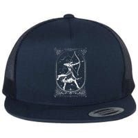 Diana Moon Goddess Celestial Deity Roman Mythology Flat Bill Trucker Hat