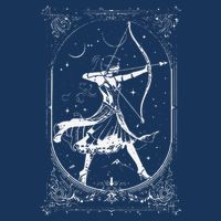 Diana Moon Goddess Celestial Deity Roman Mythology Cooling Performance Long Sleeve Crew