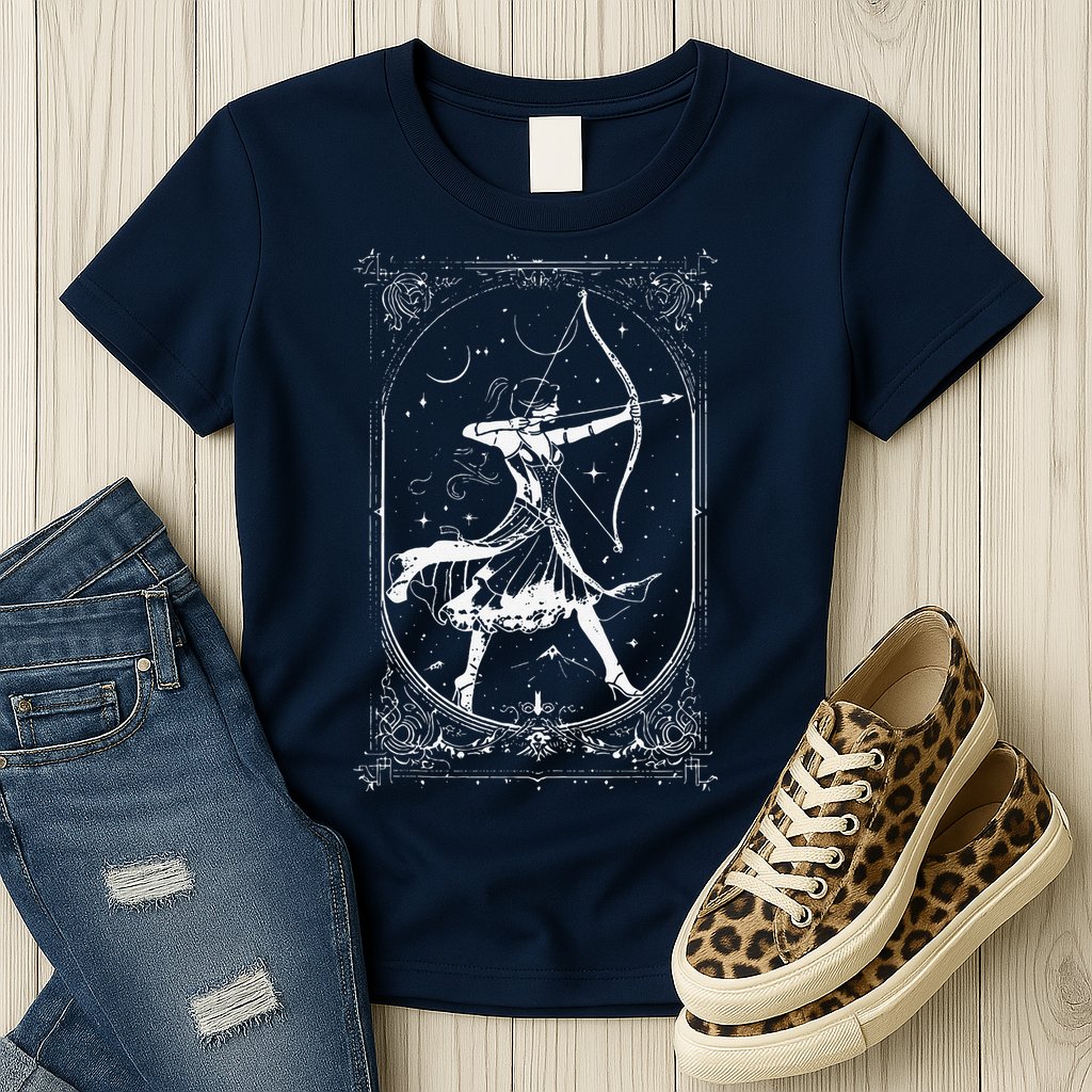 Diana Moon Goddess Celestial Deity Roman Mythology Womens T-Shirt