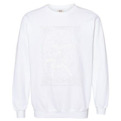 Diana Moon Goddess Celestial Deity Roman Mythology Garment-Dyed Sweatshirt