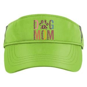 Dog Mom Half Leopard Dog Mama Fur Mom Puppy Dog Mommy Meaningful Gift Adult Drive Performance Visor