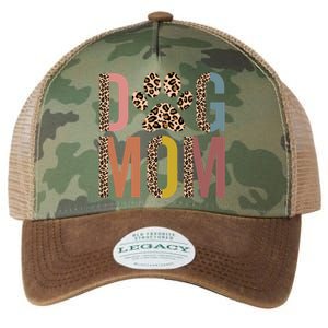 Dog Mom Half Leopard Dog Mama Fur Mom Puppy Dog Mommy Meaningful Gift Legacy Tie Dye Trucker Hat