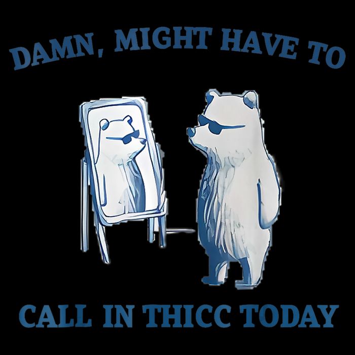 Damn Might Have To Call In Thicc Today Meme 16oz Travel Tumbler