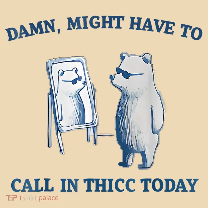 Damn Might Have To Call In Thicc Today Meme Zip Tote Bag