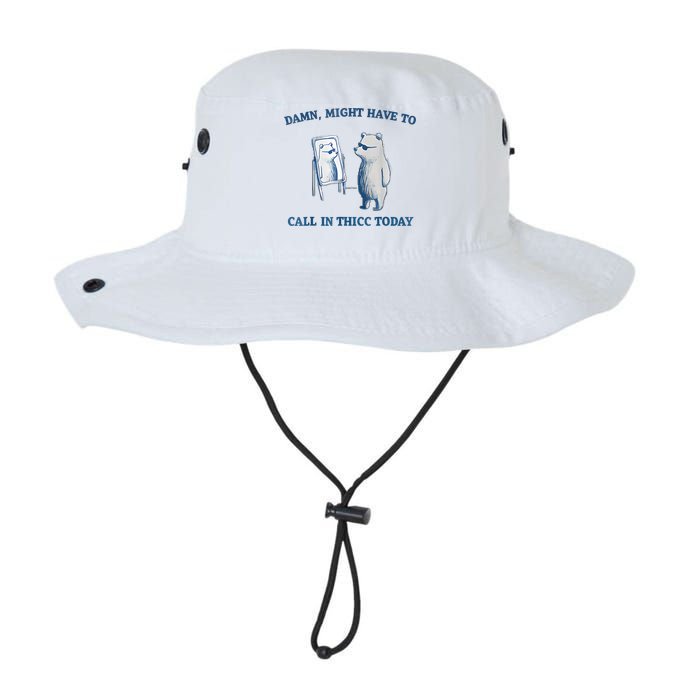 Damn Might Have To Call In Thicc Today Meme Bucket Hat