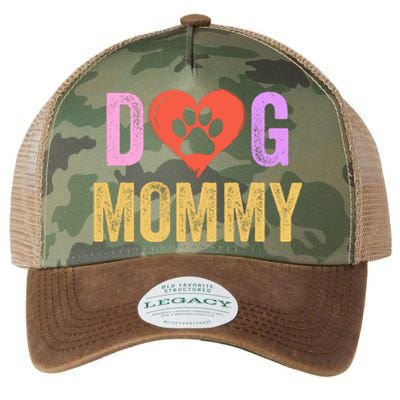 Dog Mommy Happy MotherS Day Dog Mama Dog Loving Mommy Puppy Mommy Dog Parent Legacy Tie Dye Trucker Hat