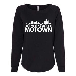 Detroit Michigan House Motown Womens California Wash Sweatshirt