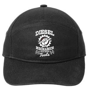 Diesel Mechanic Have Bigger Tools Truck Repair 7-Panel Snapback Hat