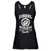 Diesel Mechanic Have Bigger Tools Truck Repair Ladies Essential Flowy Tank