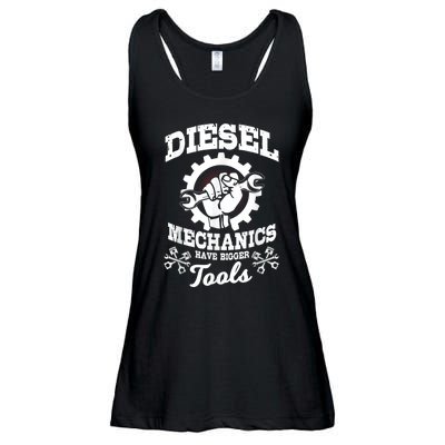 Diesel Mechanic Have Bigger Tools Truck Repair Ladies Essential Flowy Tank