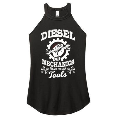 Diesel Mechanic Have Bigger Tools Truck Repair Women's Perfect Tri Rocker Tank