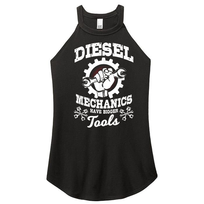 Diesel Mechanic Have Bigger Tools Truck Repair Women's Perfect Tri Rocker Tank