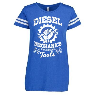 Diesel Mechanic Have Bigger Tools Truck Repair Enza Ladies Jersey Football T-Shirt